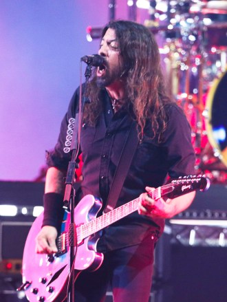 Dave Grohl with Foo Fighters performs during the DIRECTV Super Saturday Night at Atlantic Station on Saturday, February 2, 2019, in Atlanta. (Photo by Robb Cohen/Invision/AP)