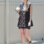 Emily Maynard steps out for a coffee run day before her wedding in Charlotte, NC