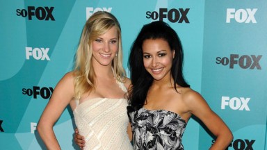 Heather Morris and Naya Rivera