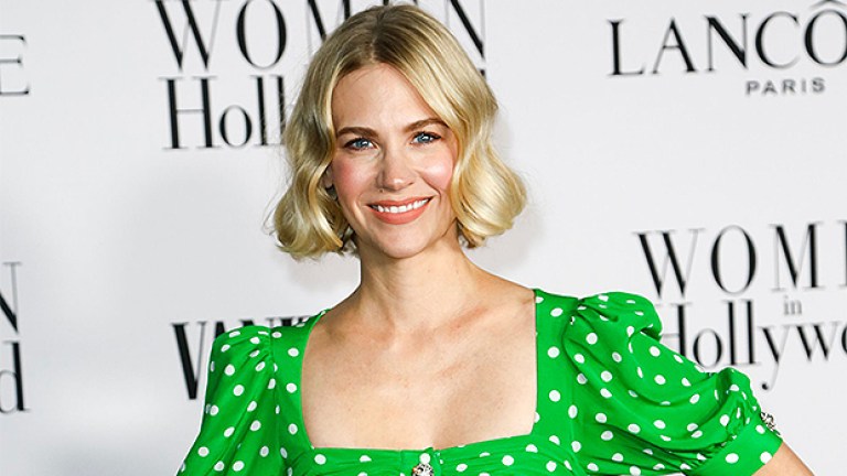 January Jones Wears A Glitter Bikini While Lounging By The Pool — Pic ...