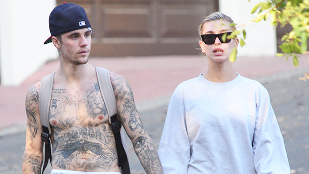 Justin Bieber & Hailey Baldwin holding hands