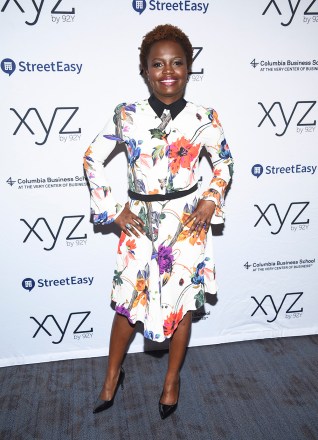 Political commentator Karine Jean-Pierre poses before a talk at the 92nd Street Y on Sunday, Oct. 7, 2018, in New York. (Photo by Evan Agostini/Invision/AP)