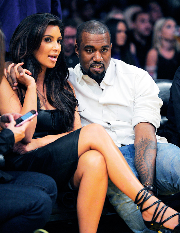 Kim Kardashian & Kanye West 