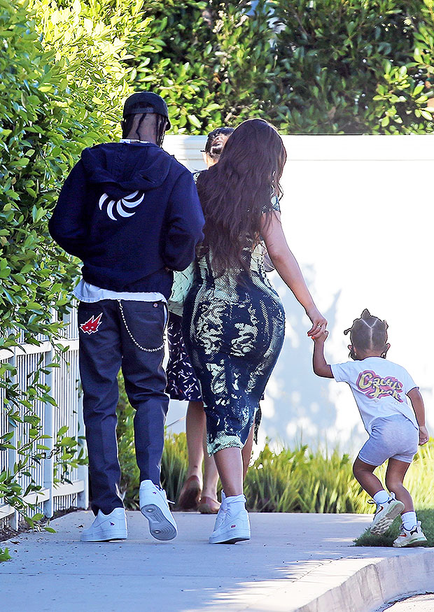 Kylie Jenner, Travis Scott & Stormi Webster