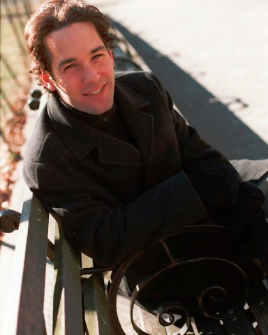 Actor Paul Rudd poses for a portrait in New York's Union Square, Jan. 29, 1997. Rudd is appearing in the Broadway play, "The Last Night of Ballyhoo," which opens at the Helen Hayes Theater on Feb. 27. (Wyatt Counts via AP)