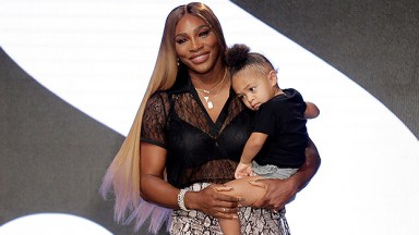 Serena Williams and daughter Olympia