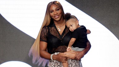 Serena Williams and daughter Olympia