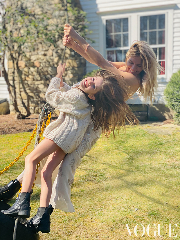 Sienna Miller & daughter Marlowe for Vogue