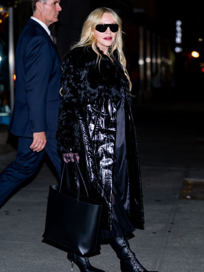 NEW YORK, NEW YORK - OCTOBER 01: Madonna is seen in Midtown on October 01, 2024 in New York City. (Photo by The Hapa Blonde/GC Images)