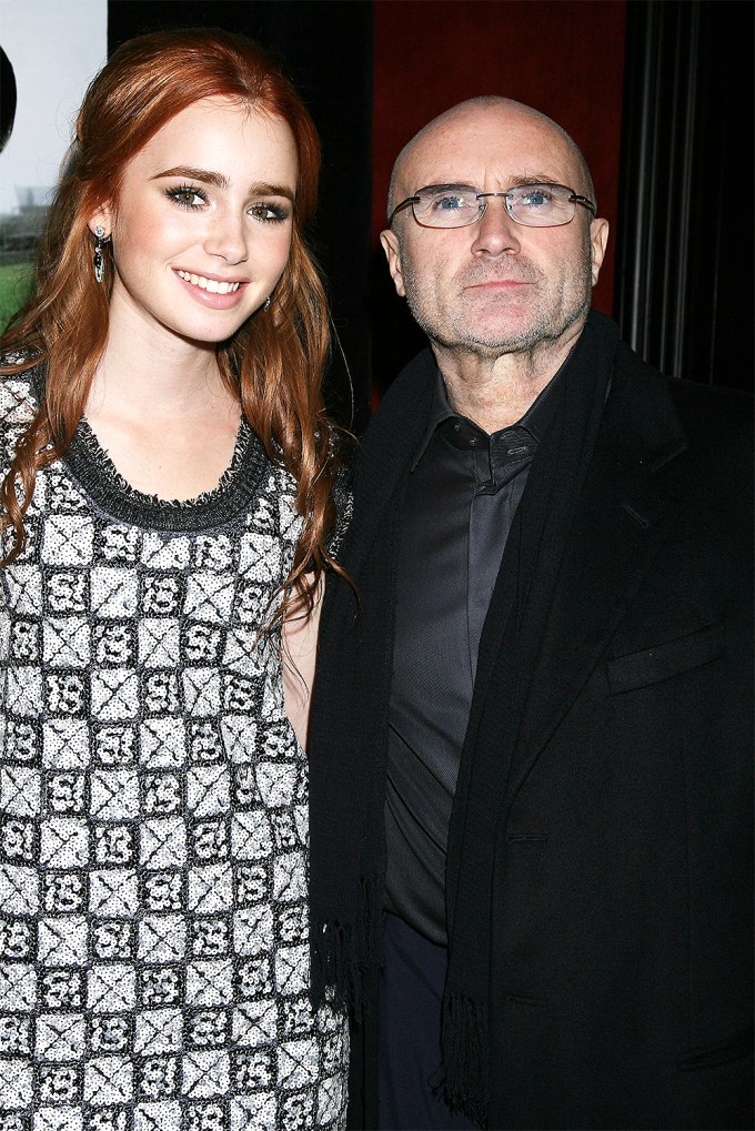 Phil Collins & Daughter Lily At ‘The Blind Side’ Premiere