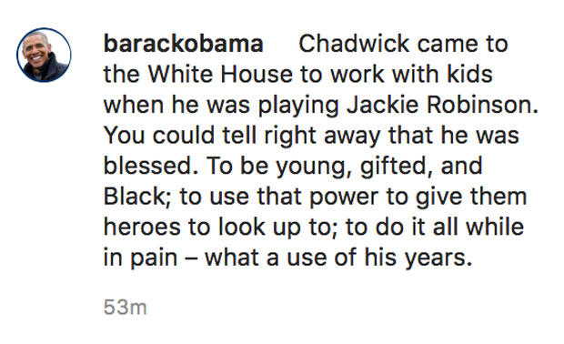 Barack Obama Chadwick Boseman