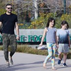 *EXCLUSIVE* Brian Austin Green hang out with his kids in Malibu