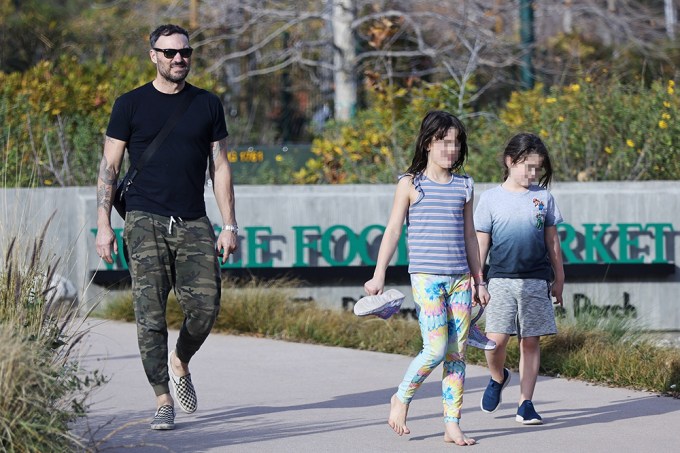 *EXCLUSIVE* Brian Austin Green hang out with his kids in Malibu