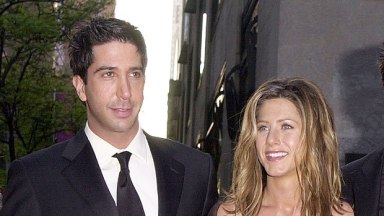 David Schwimmer and Jennifer Aniston