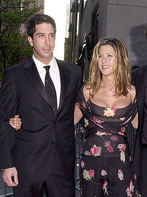 David Schwimmer and Jennifer Aniston