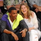 ELLEN POMPEO AND CHRIS IVERY AT THE LAKERS