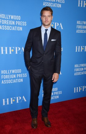 Hollywood Foreign Press Association's Annual Grants Banquet 2019 held at the Beverly Wilshire Hotel on July 31, 2019 in Beverly Hills, CA. © Janet Gough / AFF-USA.com. 31 Jul 2019 Pictured: Justin Hartley. Photo credit: Janet Gough / AFF-USA.com / MEGA TheMegaAgency.com +1 888 505 6342 (Mega Agency TagID: MEGA476840_020.jpg) [Photo via Mega Agency]