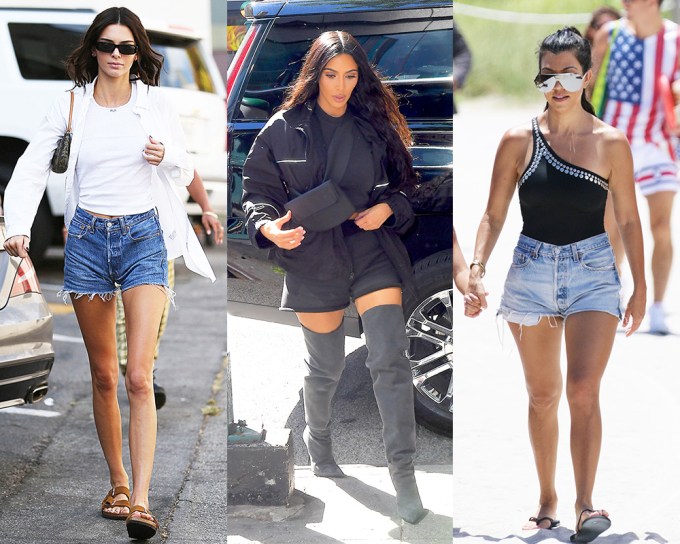 Kardashian & Jenner Sisters Wearing Shorts: Photos – Hollywood Life