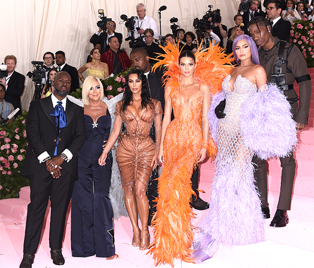 Kardashian-Jenner family at 2019 Met Gala