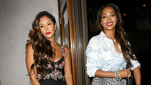 Vanessa Bryant in Hermes Jige and Lala Anthony in Givenchy Antigona Clutch  - Spotted Fashion