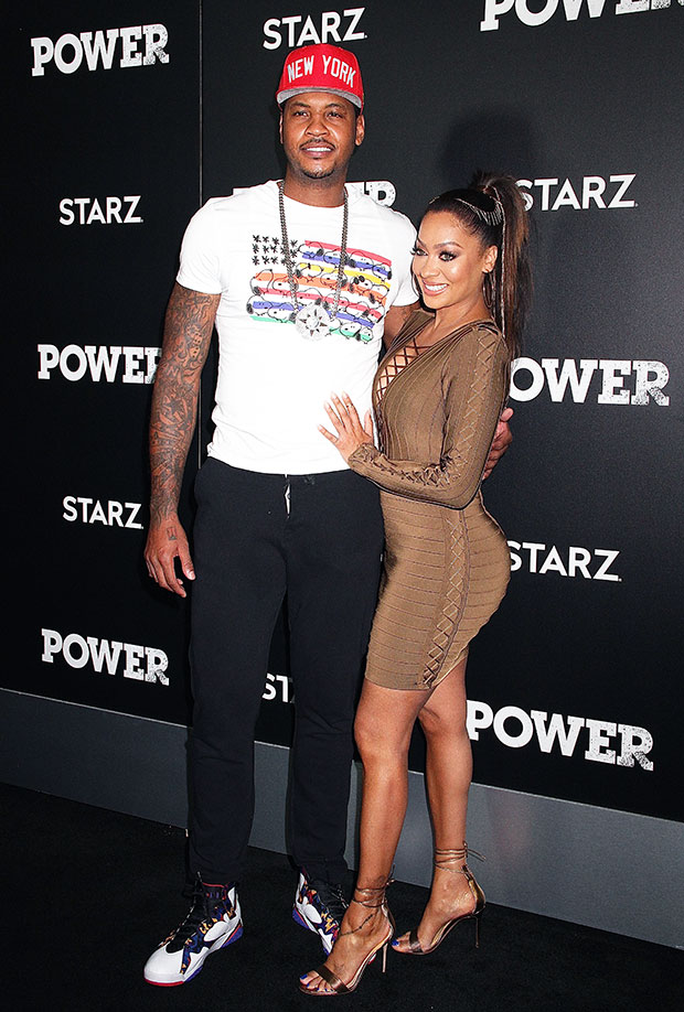 La La Anthony Talks Co Parenting Son Kiyan With Husband Carmelo Hollywood Life