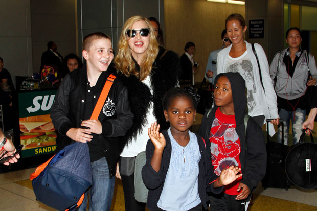 Madonna, Rocco Ritchie, Mercy James, David Banda Mwale Ciccone Ritchie