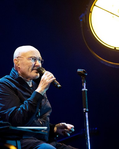musician Phil Collins during a solo tour at the Beira Rio Stadium in the city of Porto Alegre, Rio Grande do Sul,

Pictured: Phil Collins
Ref: SPL1665110 270218 NON-EXCLUSIVE
Picture by: SplashNews.com

Splash News and Pictures
USA: +1 310-525-5808
London: +44 (0)20 8126 1009
Berlin: +49 175 3764 166
photodesk@splashnews.com

World Rights