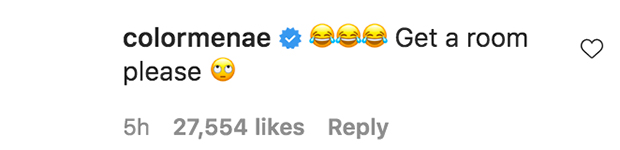 Reginae Carter's Instagram comment