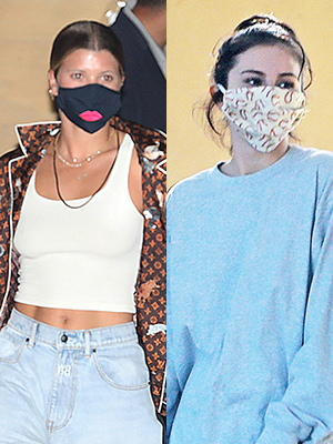 Stars In Stylish Face Masks — Photos Of Cute Protective Gear – Hollywood  Life