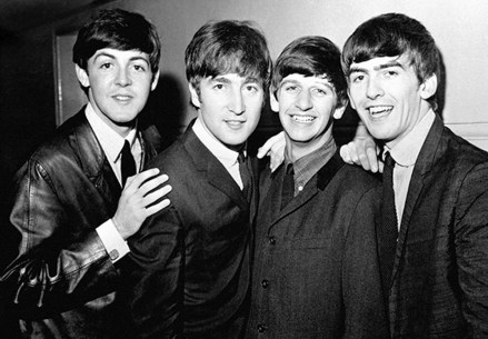 Sir Paul McCartney Comment.  File photo dated 01/06/1963 of the Beatles pop group, from left to right, Paul McCartney, John Lennon, Ringo Starr and George Harrison.  Sir Paul McCartney describes his post-Beatles feud with John Lennon "very sad"but denied that the band would ever "Hate" each other.  Issue Date: Tuesday August 4, 2020.  The Beatles split up in 1970, after a decade of recording pop classics and touring the world, with Sir Paul filing for the dissolution of their contractual partnership.  See the story of PA Showbiz McCartney.  Photo credit should read: PA/PA WIRE URN: 54859031 (Press Association via AP Images)