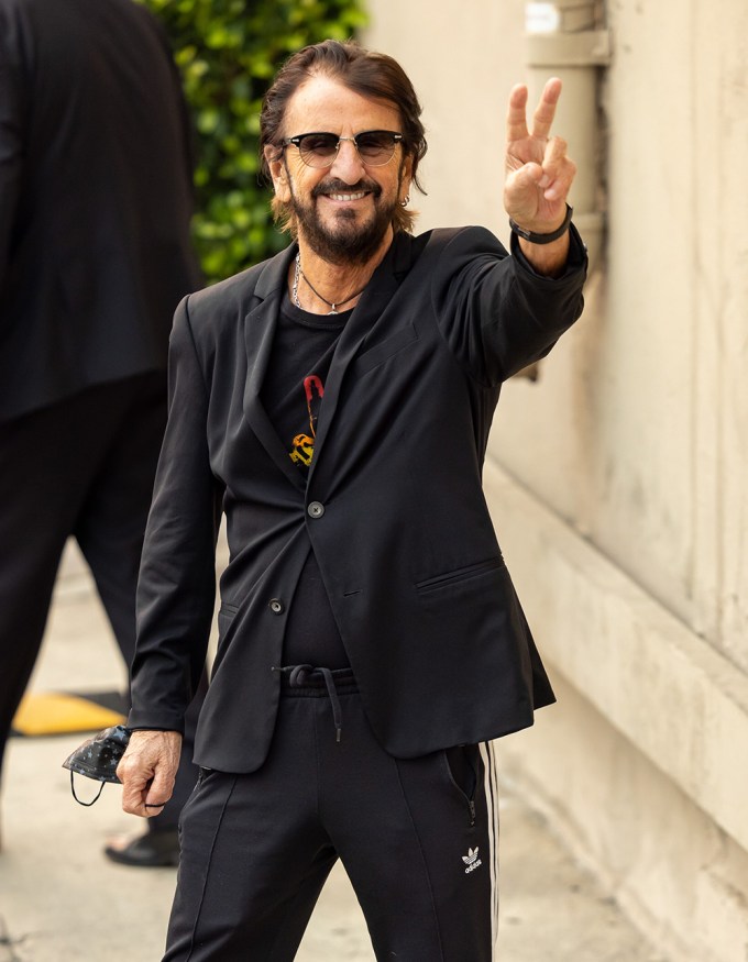 Ringo Starr Arrives For ‘Jimmy Kimmel Live’