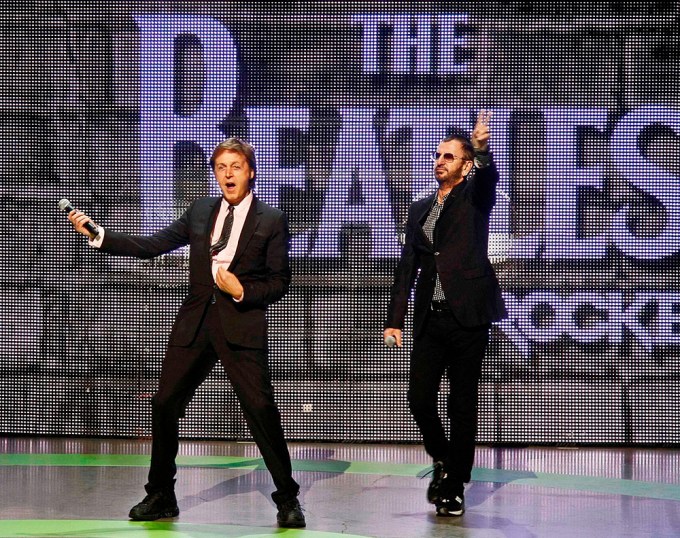 Ringo Starr & Paul McCartney In 2009