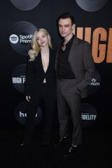 New York Premiere of Hulu's "High Fidelity", held at the Metrograph in New York, New York, USA, on 13 February 2020. 13 Feb 2020 Pictured: Dove Cameron and Thomas Doherty. Photo credit: KCS Presse / MEGA TheMegaAgency.com +1 888 505 6342 (Mega Agency TagID: MEGA609753_020.jpg) [Photo via Mega Agency]