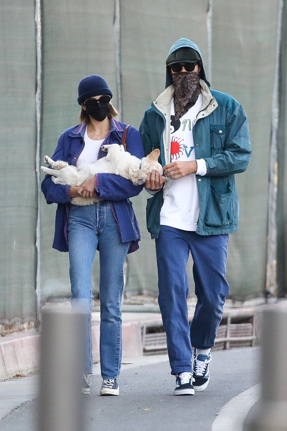 Kaia Gerber and Jacob Elordi Wear Matching Masks