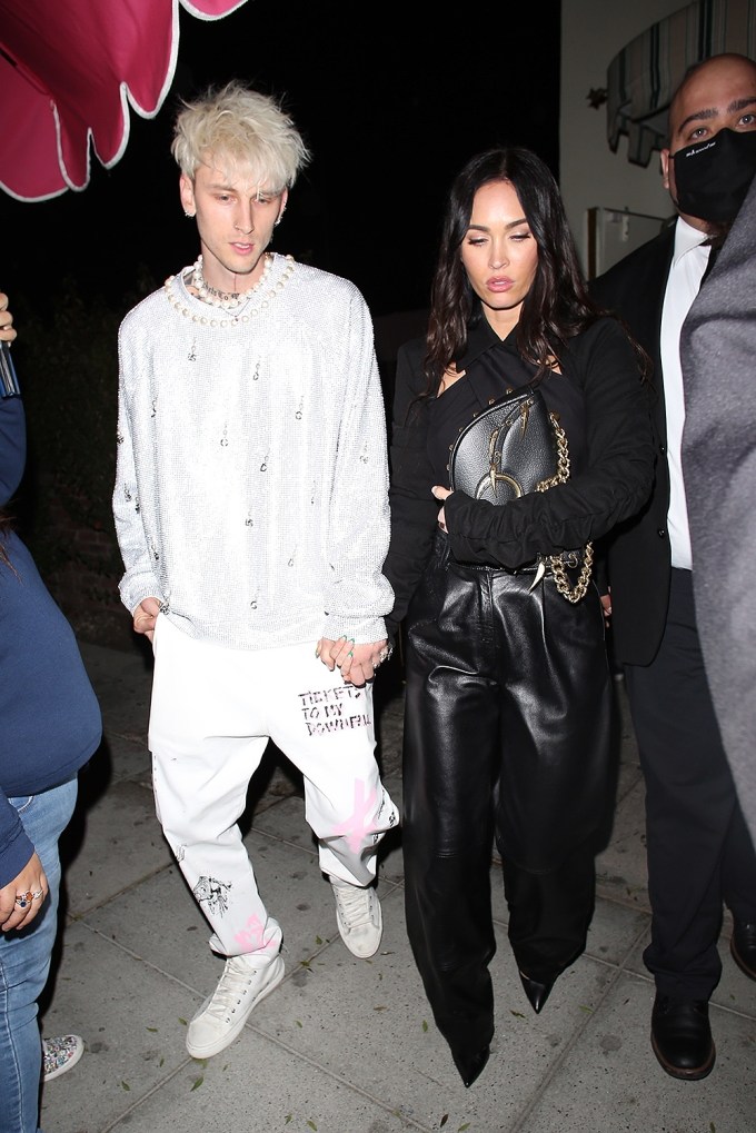 Machine Gun Kelly and Megan Fox Step Out to Dinner