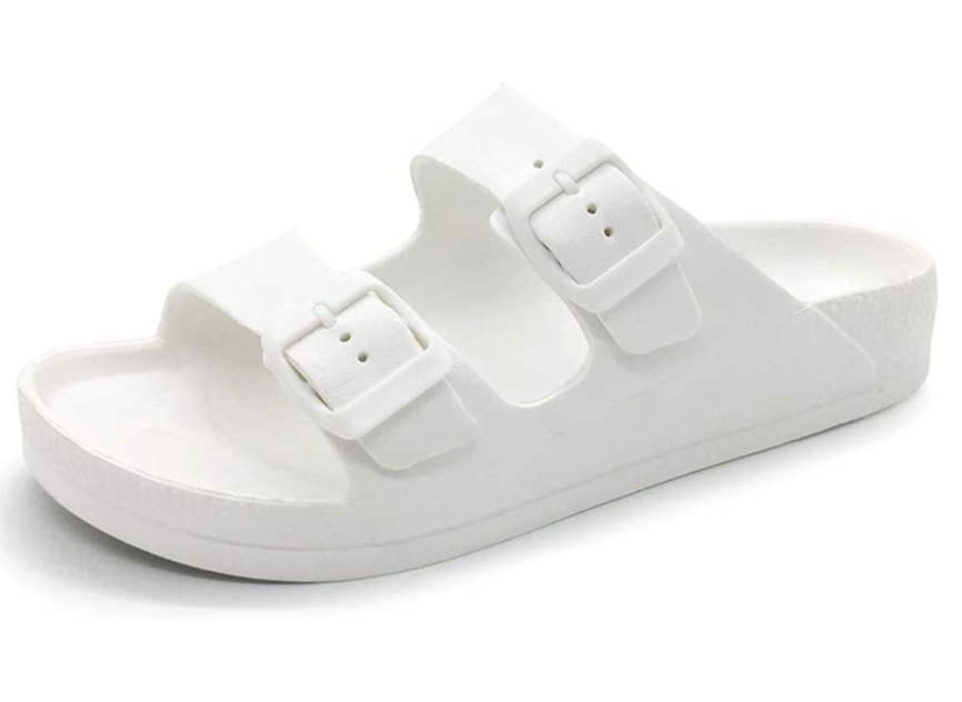 foam buckle sandals