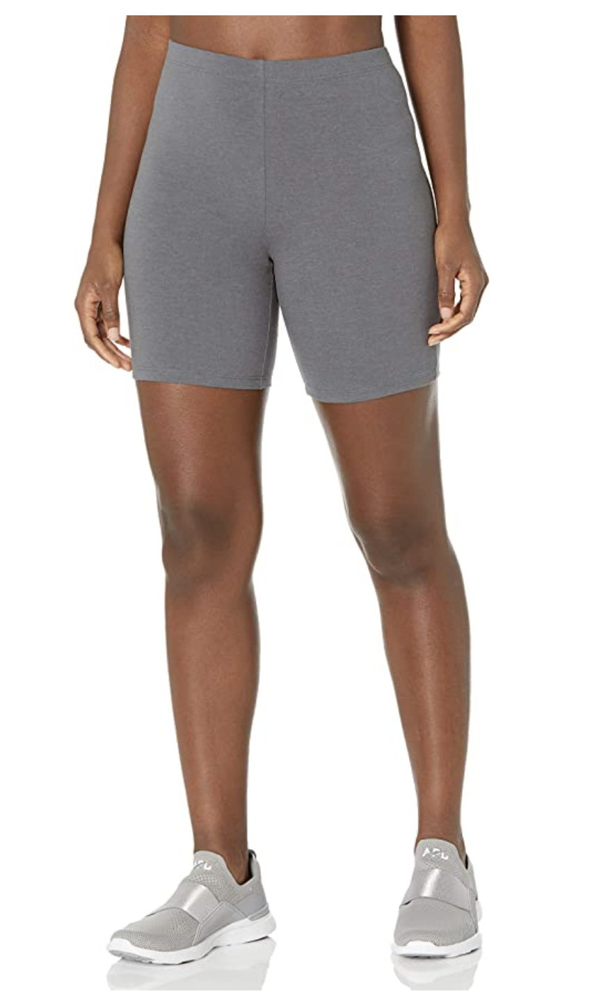 Gray Biker Shorts