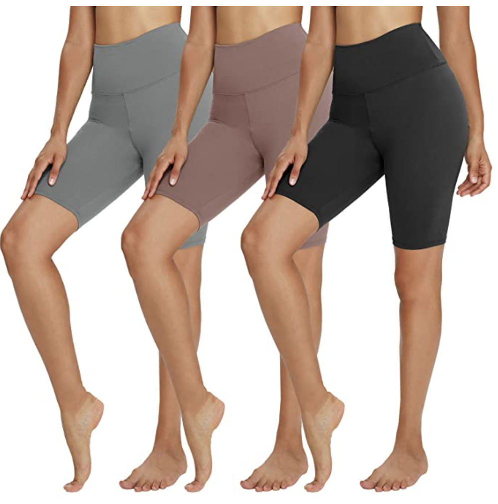 8Figure High Waist Compression Sweat Shorts (Above Knee)