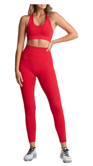 red workout set