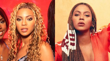 Beyonce then & now