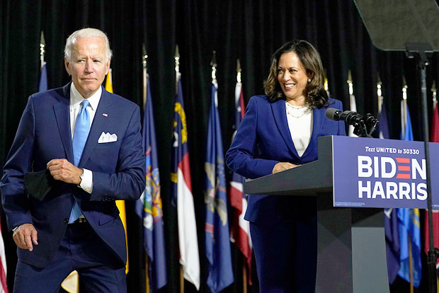 Joe Biden and Kamala Harris