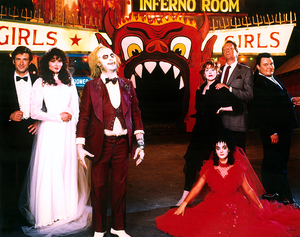 BEETLEJUICE, Alec Baldwin, Geena Davis, Michael Keaton, Catherine O'Hara, Winona Ryder, Jeffrey Jones, 1988