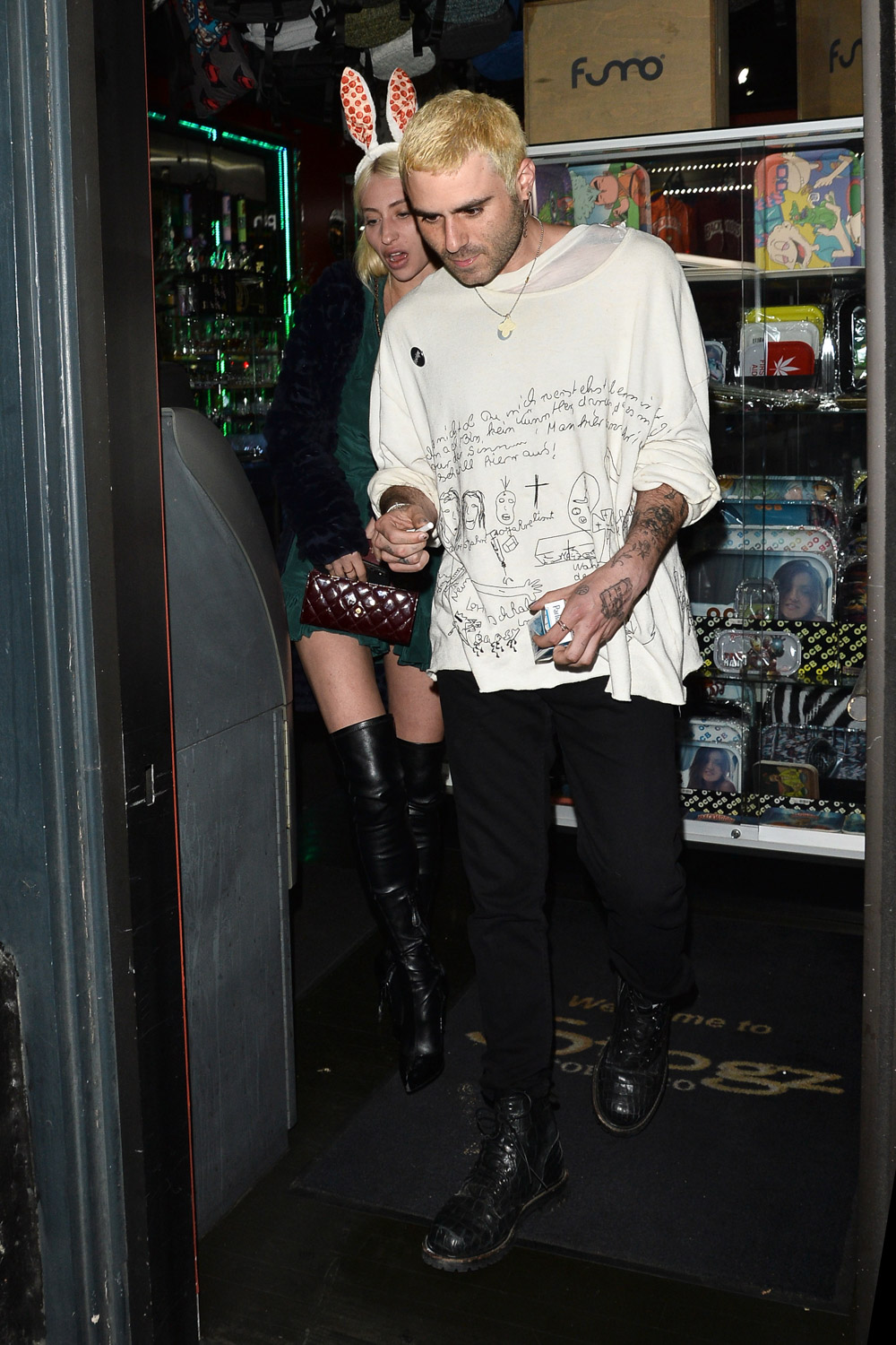 Demi Lovato Ex Boyfriend Henry Levy Stops By A Gas Station With a Mystery Girl