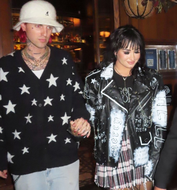 Demi Lovato & Jute$ Stop By Lavo In NYC