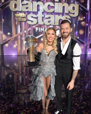 DANCING WITH THE STARS - "Finale" – Four celebrity and pro-dancer couples dance and compete in the live season finale where one couple will win the coveted Mirrorball Trophy, MONDAY, NOV. 23 (8:00-10:00 p.m. EST), on ABC. (ABC/Eric McCandless)
KAITLYN BRISTOWE, ARTEM CHIGVINTSEV