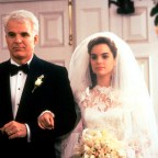 FATHER OF THE BRIDE, from left: Steve Martin, Kimberly Williams, 1991, ©Buena Vista Pictures/courtes