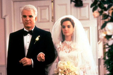 FATHER OF THE BRIDE, from left: Steve Martin, Kimberly Williams, 1991, ©Buena Vista Pictures/courtesy Everett Collection
