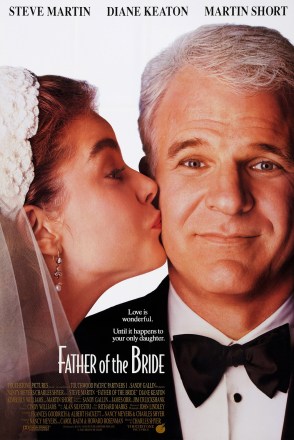 FATHER OF THE BRIDE, US poster art, from left: Kimberly Williams, Steve Martin, 1991, © Buena Vista/courtesy Everett Collection