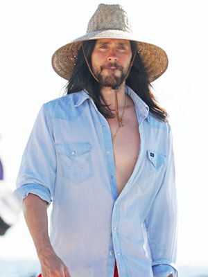 Jared Leto tron workout pic