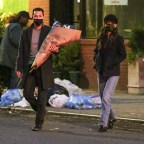 *EXCLUSIVE* Katie Holmes stops to buy flowers with Emilio Vitolo Jr.